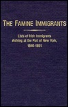Famine Immigrants Book Cover